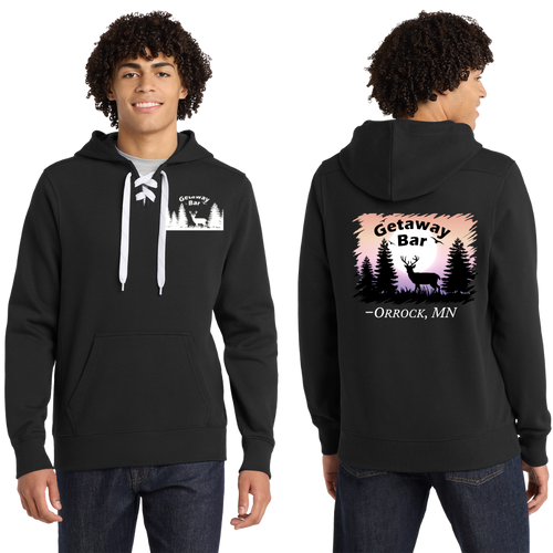 Getaway Bar Lace Up Hoodie
