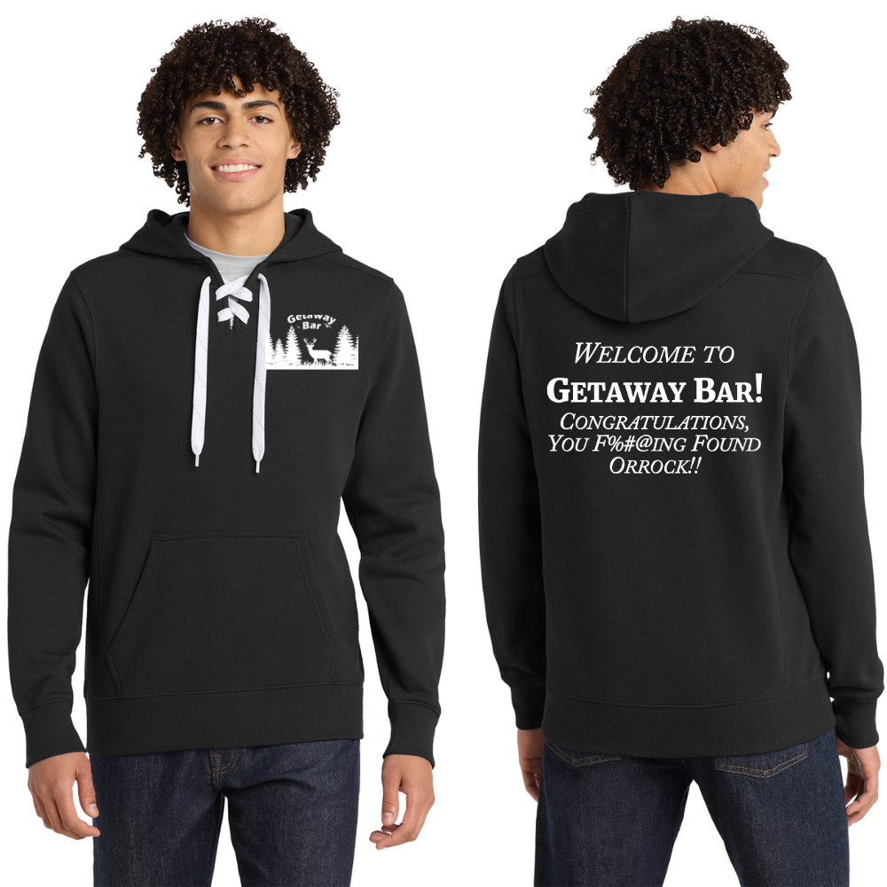 Getaway Bar Lace Up Hoodie